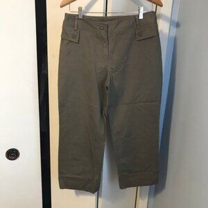 Jean Works & Co Ladies Brown Capri Pants Size 9 $5.00 AS AN ADD ON